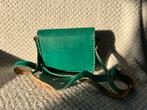 Marokkaanse lederen schouder tas  fes/ groen, Ophalen of Verzenden, Groen