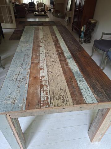 Prachtige, handgemaakte eettafel100 x 240 beschikbaar voor biedingen