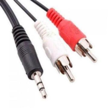 PC - versterker audiokabel 3.5 2x tulp 1,5 meter beschikbaar voor biedingen