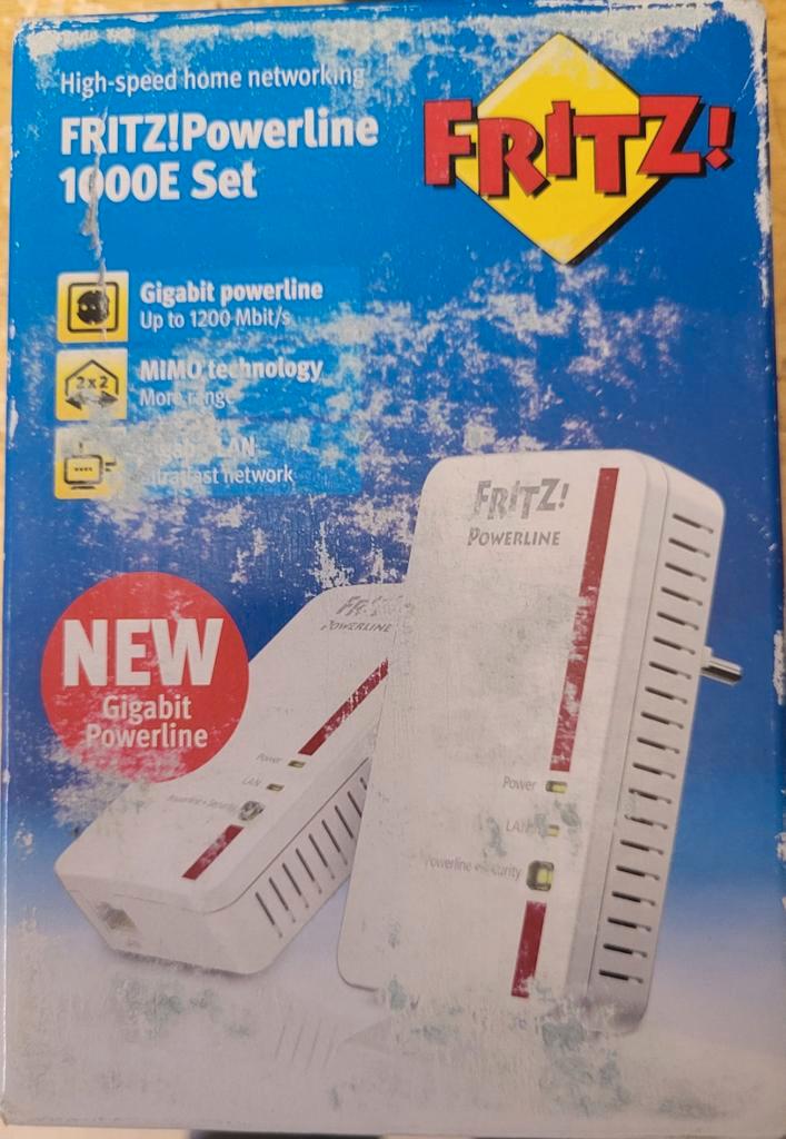 FRITZ!Powerline 1000E - Nieuw in gesealde verpakking, Computers en Software, Powerlines, Nieuw, Ophalen of Verzenden