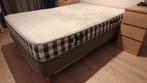 Ikea bedframe and matress 140200 cm, Ophalen, Wit, Tweepersoons, 140 cm