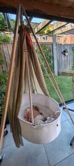 Leander hangwieg, incl driepoot, hemeltje en hoeslaken, Kinderen en Baby's, Babywiegjes en Ledikanten, Ophalen, Zo goed als nieuw
