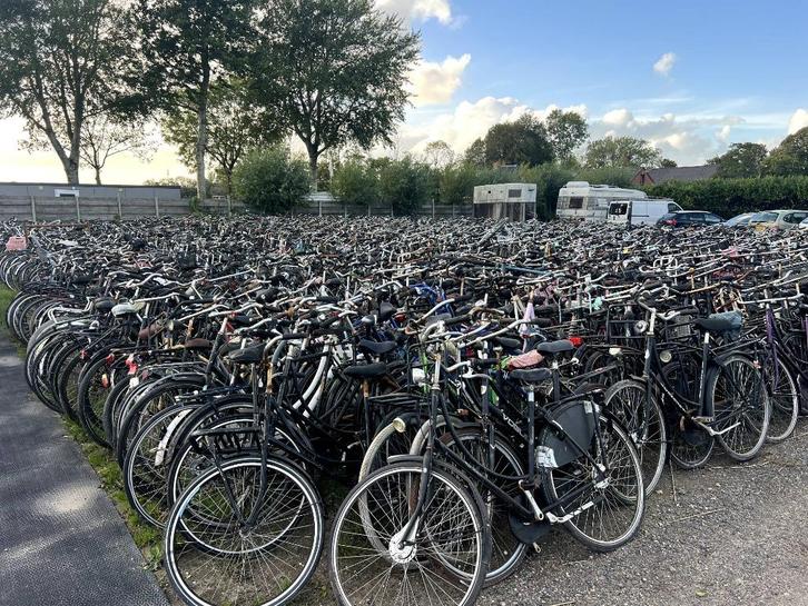 Partij omafiets van 500 fietsen, opknappers, Fietsen en Brommers, Fietsen | Dames | Omafietsen, Gebruikt, Ophalen