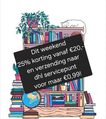 25% korting bij besteding van 20 euro of meer beschikbaar voor biedingen