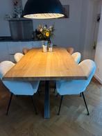 Goossens eetkamerstoelen Briggen, Ophalen, Zo goed als nieuw, Rechthoekig, 50 tot 100 cm