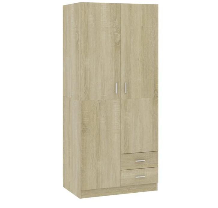 Kledingkast sonoma eiken, Huis en Inrichting, Kasten | Kledingkasten, Zo goed als nieuw, 150 tot 200 cm, 50 tot 100 cm, 50 tot 75 cm
