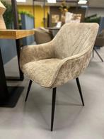 Eetkamerstoel taupe - taupe stoelen - stoel taupe, Ophalen, Bruin, Nieuw, Vier