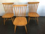 Vintage Scandinavische Akerblom stoelen, Huis en Inrichting, Ophalen, Gebruikt, Drie, Vintage