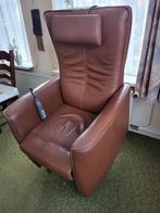 prominent sta  op stoel, Huis en Inrichting, Fauteuils, Ophalen, Gebruikt, Leer, 50 tot 75 cm