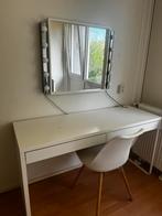 Makeuptafel, Huis en Inrichting, Tafels | Kaptafels, Overige materialen, Minder dan 100 cm, Wit, 100 tot 150 cm