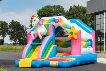 Te huur Springkussen Unicorn beschikbaar voor biedingen