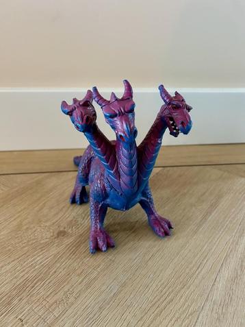 Z.g.a.n. Vintage driekoppige draak (1984) speelfiguur beschikbaar voor biedingen