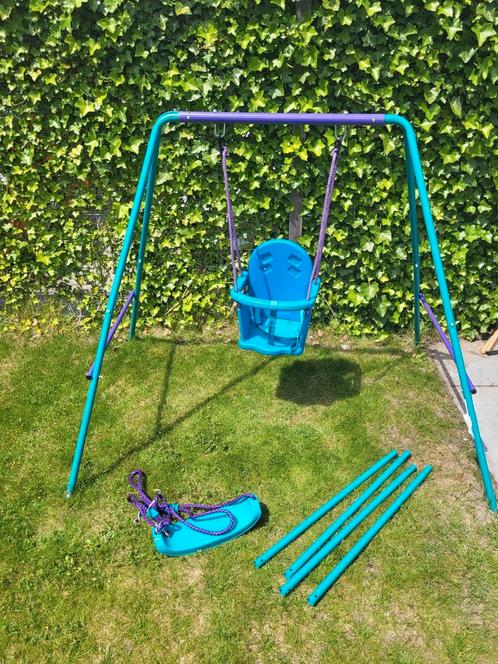 Plum, schommelset van baby tot kleuter, Kinderen en Baby's, Speelgoed | Buiten | Speeltoestellen, Zo goed als nieuw, Schommel