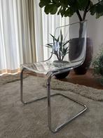 Transparante set stoelen 6x IKEA Tobias, Huis en Inrichting, Stoelen, Ophalen of Verzenden, Gebruikt, Vijf, Zes of meer stoelen