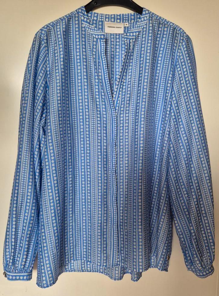 Fabienne Chapot Hemd - Nieuwstaat!, Kleding | Dames, Blouses en Tunieken, Nieuw, Maat 42/44 (L), Blauw, Ophalen of Verzenden
