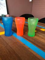 Neon Coca cola glas limited edition, Ophalen, Zo goed als nieuw, Frisdrankglas
