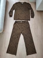 Enjoy huispak set sweater (XL) en broek (XXL), bruin zwart, Kleding | Dames, Huispakken, Bruin, Maat 46/48 (XL) of groter, Enjoy