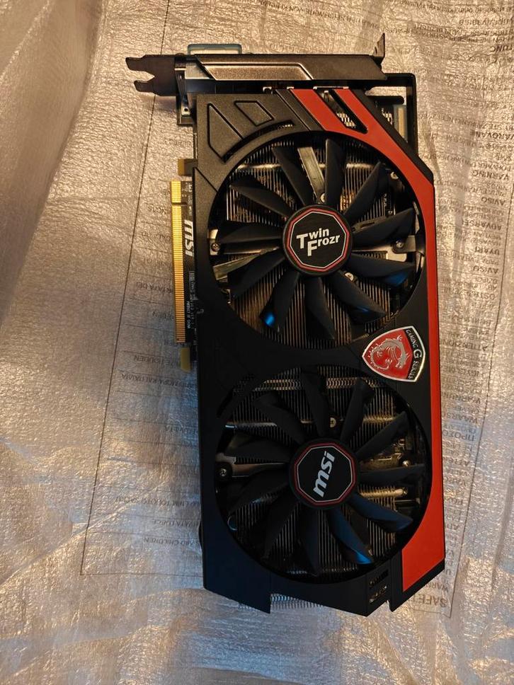 MSI R9 270X Gaming 2G Twin Frozr, Computers en Software, Videokaarten, Gebruikt, AMD, PCI-Express 3.0, GDDR5, HDMI, DisplayPort