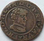 Prinsdom Orange dubbele liard 1637 Frederik Hendrik, Postzegels en Munten, Ophalen of Verzenden, Frankrijk, Losse munt