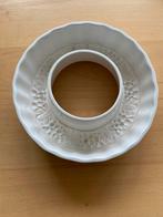 Aardewerk ronde “tulband” vorm , rijst ring , florale top ., Ophalen of Verzenden