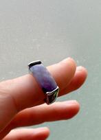 Ring met amethist, Sieraden, Tassen en Uiterlijk, Ringen, Gebruikt, Paars, Ophalen of Verzenden, 17 tot 18
