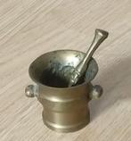 vijzel met stamper , koper messing, volgnr 26, Antiek en Kunst, Ophalen of Verzenden, Koper