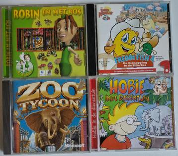 GRATIS 4 x CD-rom: Robin, Freddi Fish, Zoo Tycoon, Hobie beschikbaar voor biedingen