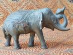 Mooi antiek Oosters brons beeldje van een olifant 10,5 cm., Ophalen of Verzenden