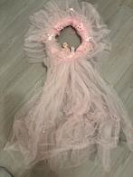 Roze Geboorte Krans met Tule en Figuurtjes, Ophalen of Verzenden, Gebruikt, Wanddecoratie
