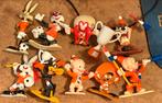 Looney Tunes Oranje Figuren 9 stuks Taz Bugs Sylvester Daffy, Verzamelen, Ophalen of Verzenden, Gebruikt