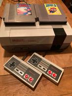 Orginele oude Nintendo NES, met GAMES, Met games, Met 2 controllers, Ophalen of Verzenden, Zo goed als nieuw