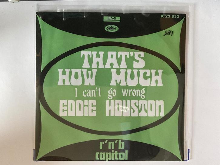 EDDIE HOUSTON: THAT'S HOW MUCH - I CAN'T GO WRONG. VG+, Cd's en Dvd's, Vinyl Singles, Gebruikt, Single, Pop, 7 inch, Ophalen of Verzenden