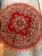 Vintage Smyrna tafelkleed rond, Huis en Inrichting, Gebruikt, 100 tot 150 cm, Rond, Ophalen of Verzenden