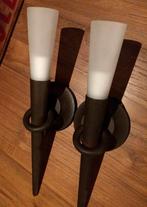 2 wandlampen, roestkleur, Banci Firenze, Ophalen