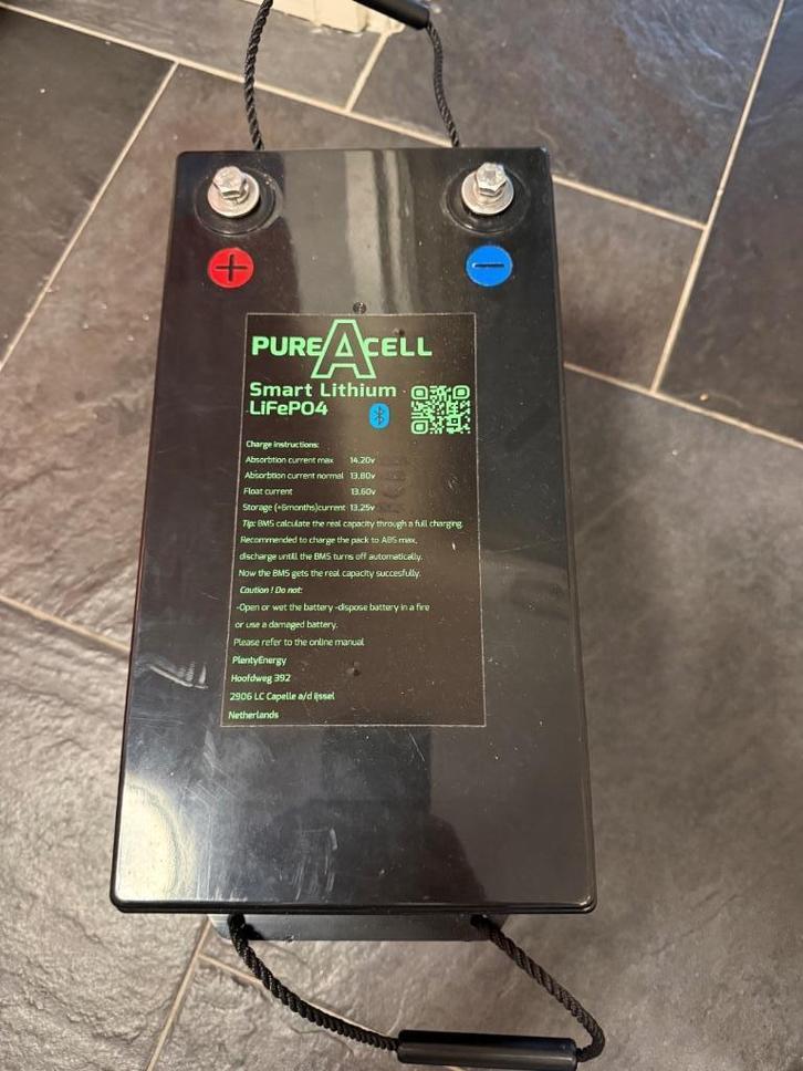 PureAcell LiFePO4 12v 280Ah / 3.5kWh Lithium Accu, Auto-onderdelen, Accu's en Toebehoren, Gebruikt, Ophalen