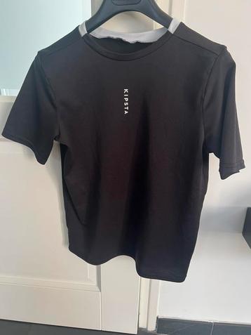 KIPSTA zwart / wit gymshirt sport shirt maat 146 beschikbaar voor biedingen