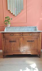 Vintage commode met marmeren blad, ook mogelijk zonder opzet, Ophalen, 50 tot 70 cm, 90 tot 105 cm, 100 cm of meer