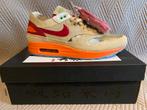 Nike air Max 1 / clot deep red orange blaze, Kleding | Heren, Schoenen, Ophalen of Verzenden, Nieuw, Overige kleuren, Sneakers of Gympen