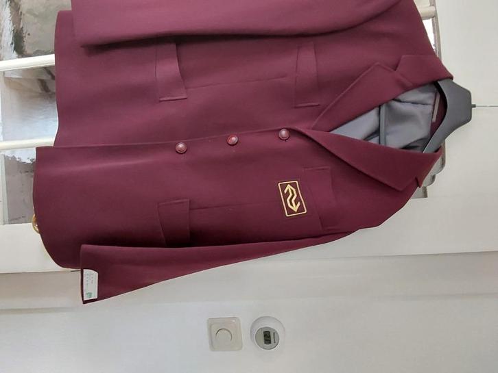 Machinisten outfit jaren 70, Kleding | Heren, Kostuums en Colberts, Nieuw, Maat 48/50 (M), Rood, Ophalen