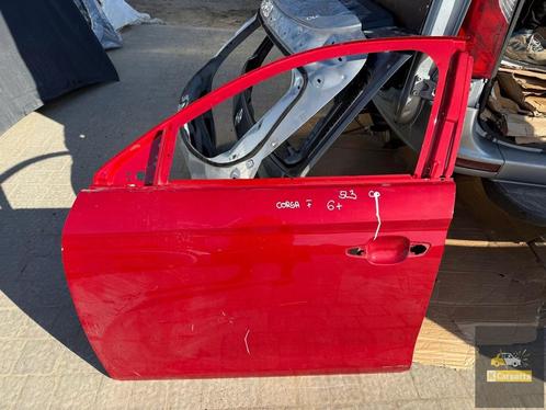 Opel Corsa F voorportier links, Auto-onderdelen, Carrosserie en Plaatwerk, Deur, Opel, Gebruikt, Ophalen of Verzenden