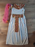 Cleopatra carnavalsjurk maat 128 tm 152, Ophalen of Verzenden, Zo goed als nieuw, 134 t/m 140, Meisje