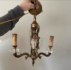 Wandlamp vintage goud barok curiosa kristal messing, Antiek en Kunst, Antiek | Lampen, Ophalen of Verzenden