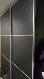 Pax Kast met Schuifdeuren - Zwartbruin, Ophalen, Overige materialen, Gebruikt, 150 tot 200 cm