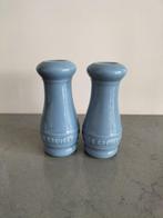 Le Creuset peper- & zoutset – aardewerk, 12 cm hoog chambray, Ophalen of Verzenden, Nieuw