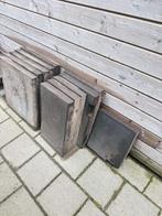 Betontegel Antraciet glad 60x60cm, Tuin en Terras, Tegels en Klinkers, Ophalen, Gebruikt, Minder dan 5 m², Beton