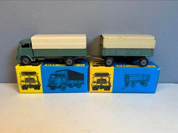 Lion toys car Daf Frontstuur & aanhanger oud model + boxes beschikbaar voor biedingen