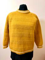 Handgesponnen 100% wol okergele trui, Kleding | Dames, Truien en Vesten, Verzenden, Geel, Maat 42/44 (L), Zo goed als nieuw