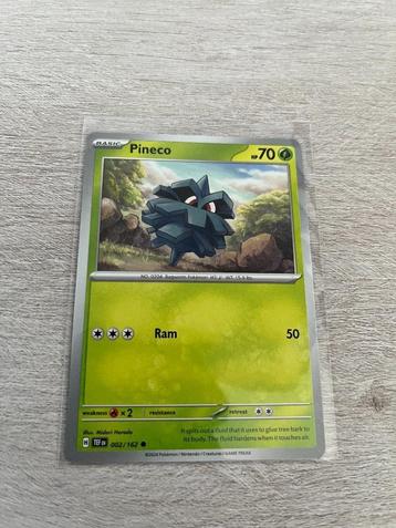 Pineco 002/162 Temporal Forces - Pokémon Kaart beschikbaar voor biedingen