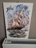 Tegeltableau Zeilschip, Ophalen