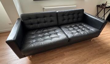 Ikea leren zwarte bank